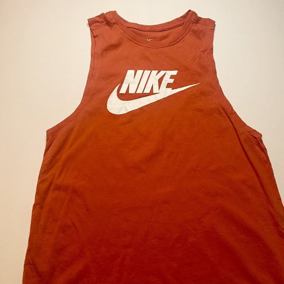 Nike Women Medium Workout Athletic Gym Tank Top LOGO - Picture 2 of 7